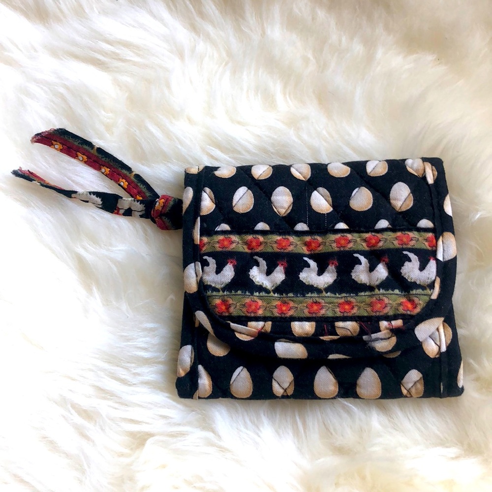 Vera Bradley chicken & egg wallet